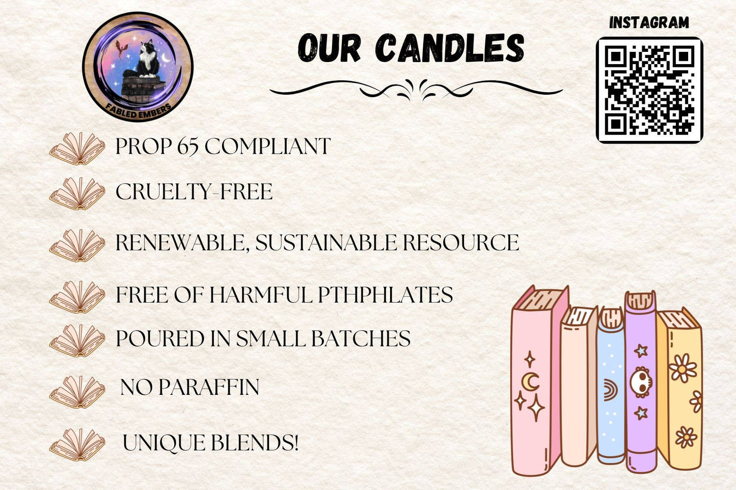 CITY OF STARLIGHT book lovers candle