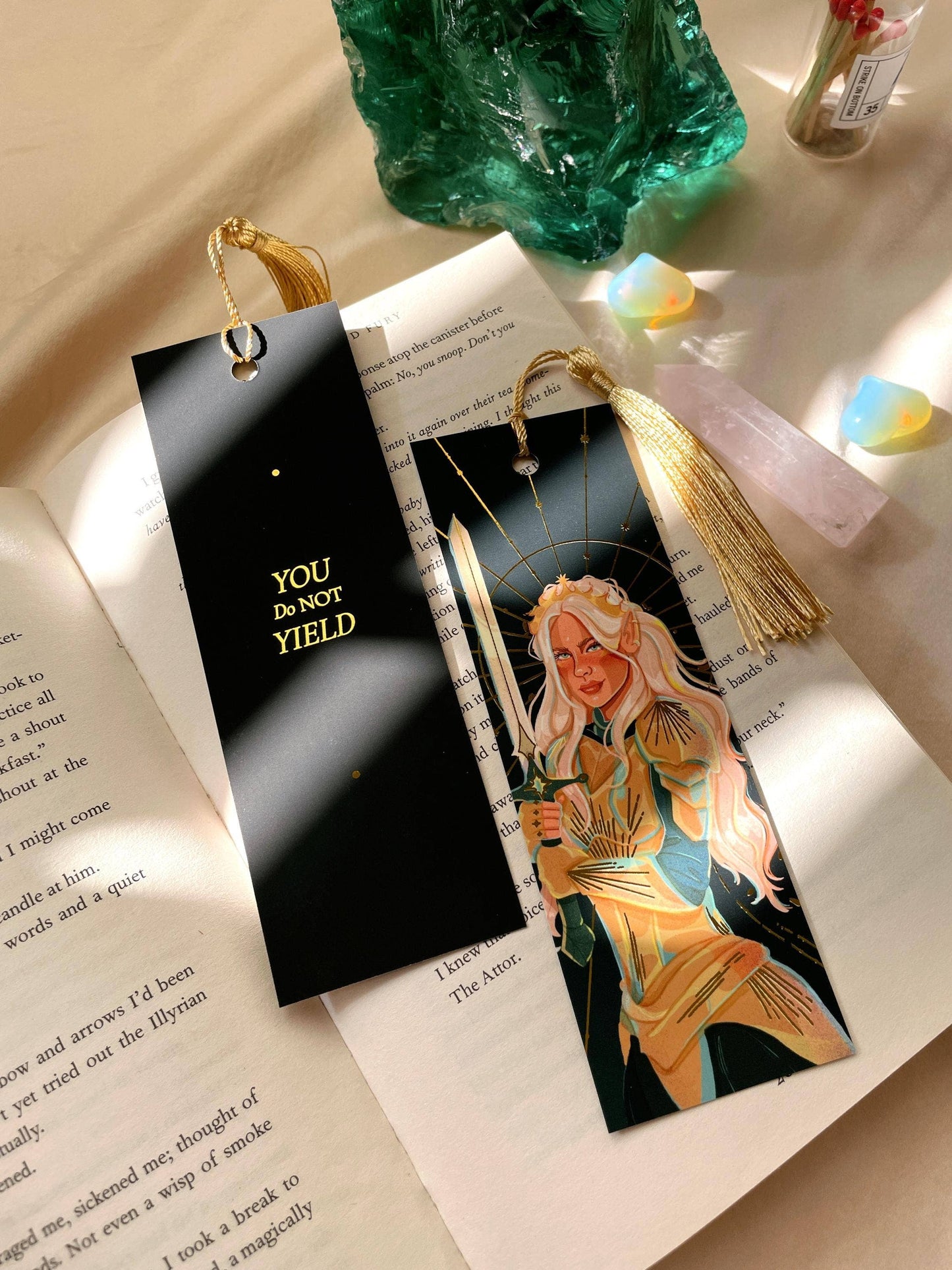 The Fire Heart *Gold Foil* Bookmark