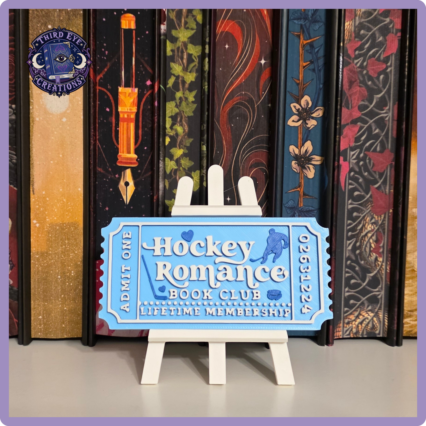 3D Printed Bookshelf Tickets