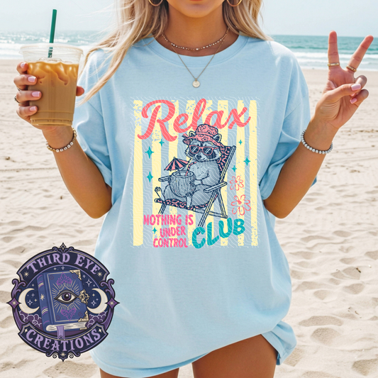 Relax Club -Yellow Tee