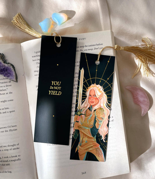 The Fire Heart *Gold Foil* Bookmark