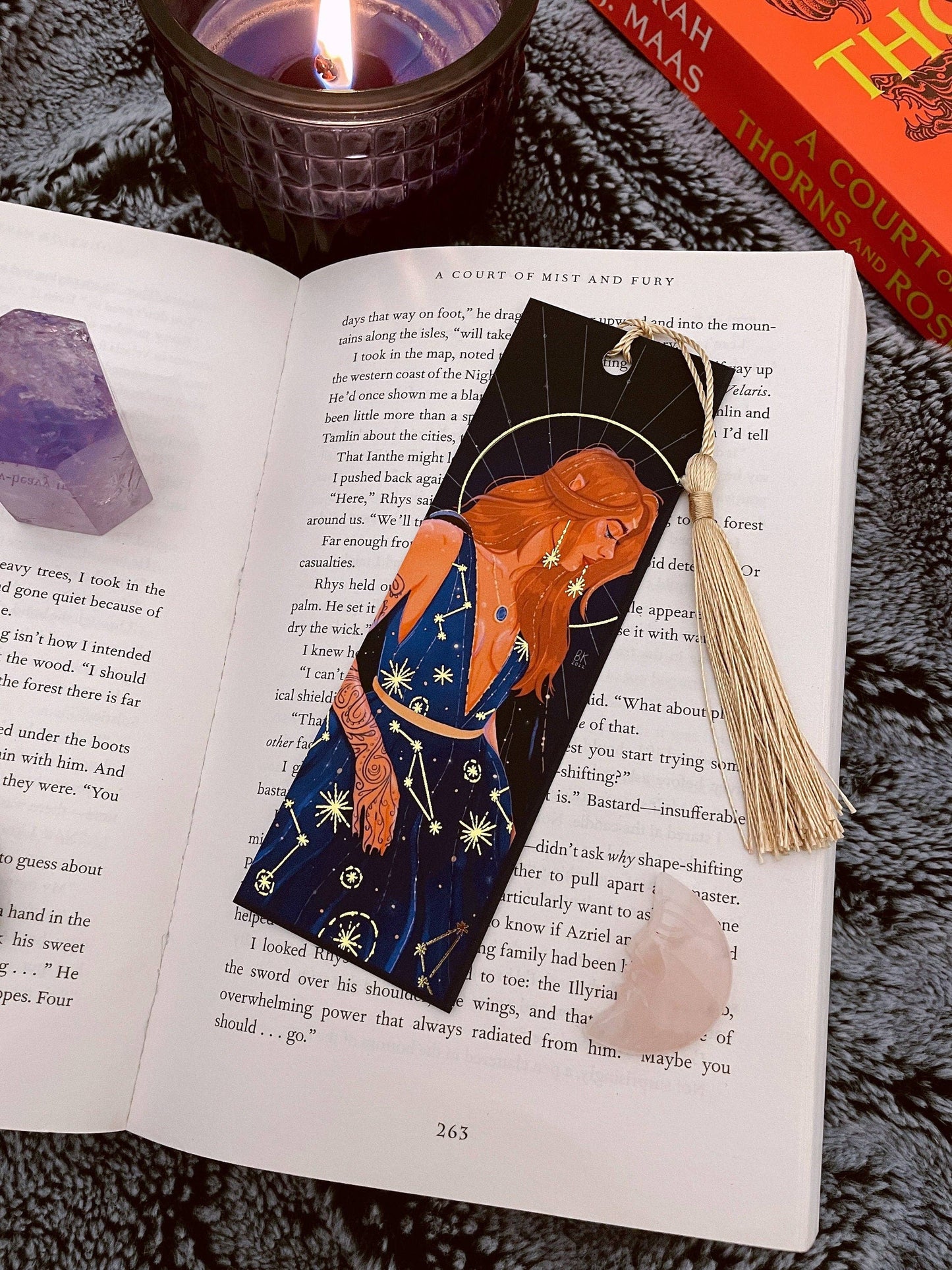 The Starlit High Lady *Gold Foil* Bookmark